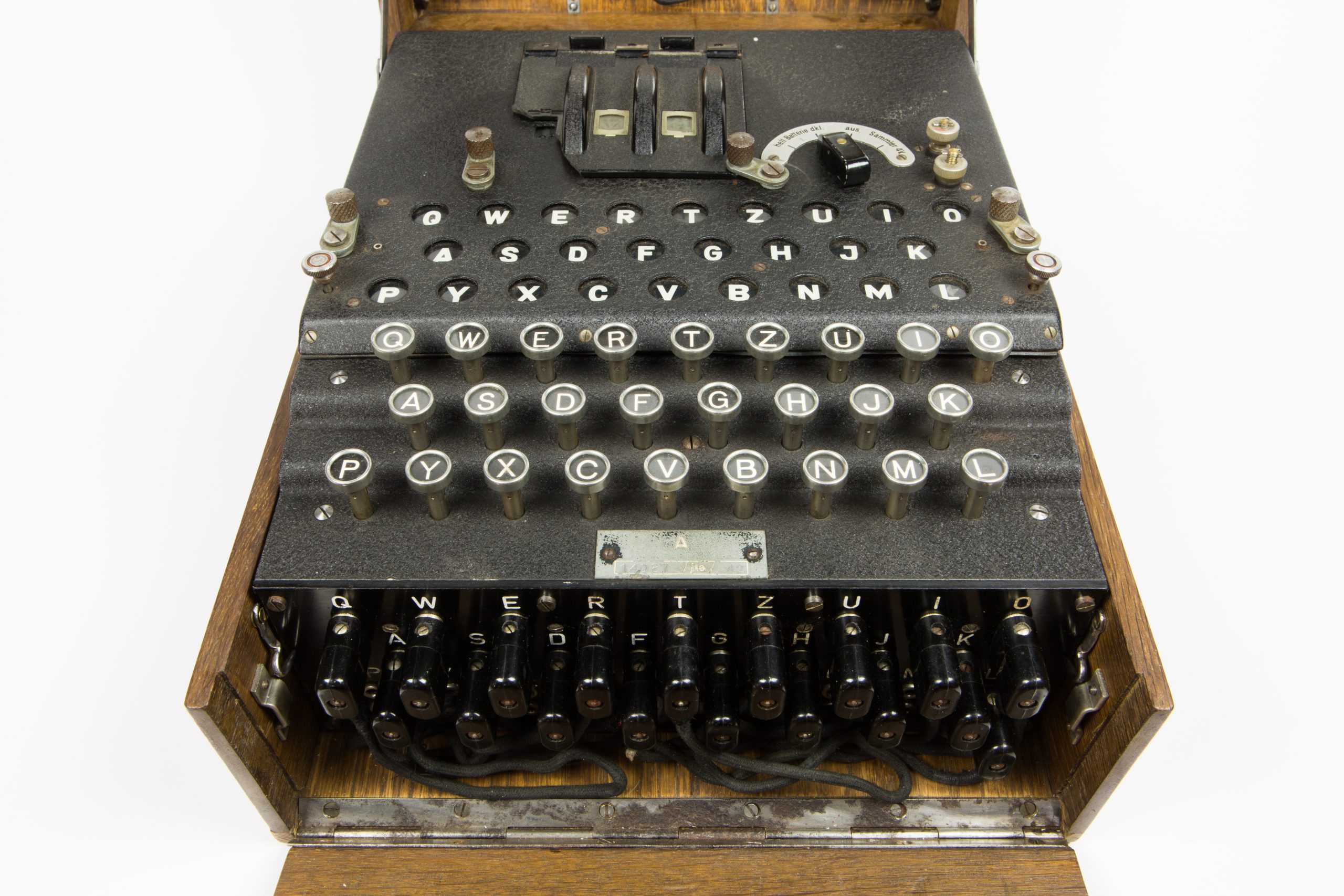 Enigma Verschlüsselungsmaschine aus dem 2. Weltkrieg